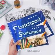 VANDA Spiral Sketch Pad 20sheets Drawing Pad BIG & SMALL Size 6" x 9" & 9" x 12" Stationery Quality