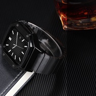 Dây đeo cho Apple Watch Series 9 8 7 6 5 4 3 SE 2 Dây đeo bằng thép không gỉ với vỏ đồng hồ kim loại