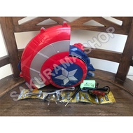 Captain America Automatic Water Gel Gun Shield Blaster Children's Toy
