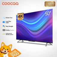 50 Inch ( 50Y72 ) Coocaa - Google TV, Flicker Free &amp; Low bluelight, Antibacterial Remote, Farfield Google Assistant, Dolby Audio DTS , Chameleon Extreme, HDR10, Cast Play, Boundless Screen 4.0, Free Wall Bracket