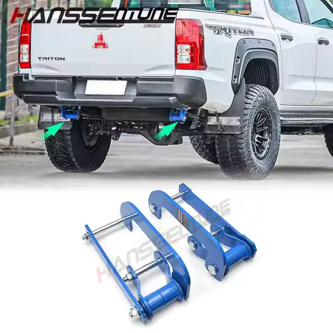 4x4 Suspension Rear Leaf Spring 2" G-Shackle Lift Kits For Mitsubishi Triton L200 MN ML MQ 2005-2023