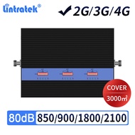 Lintratek CDMA 850 2G 3G 4G Signal Booster 850mhz 900 1800 2100 DCS LTE WCDMA Amplifier Voice Intern