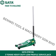 (ND) SATA 97813A 3T HEAVY DUTY LOW PROFILE SERVICE JACK / HANDJACK / GARAGE JACK / JACK BUAYA / HYDR