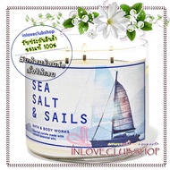 Bath & Body Works Slatkin Co/Candle 14.5 oz. (Sea Salt Sails) *Fresh Scent Of Sea And Sailboat