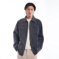 M231 Shift Jaket Denim Pria Dark Grey 0998B