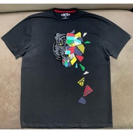 Second-Hand T-Shirt Short-Sleeved Round Neck Shirt 24-31 BKYS Variegated Sleeves