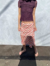 CASA PROJECTS - (Pre-Order) Swirl sheer skirt