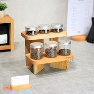 INPI HOUSE Wooden Display Stand - Display Rack, Exhibition - Mahogany Wood