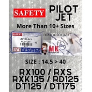 [ SAFETY ] PILOT JET Yamaha RX100 / RXS / RXK / RXS115 / RXK135 / RX KING / DT125 2A6 18G / DT175 2A7 18L / RD125 10W