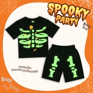 Universal Studios Halloween Kid Costume Glow in the dark - ชุดเซตเด็กโครงกระดูกเรืองแสงในที่มึด ชุดฮ