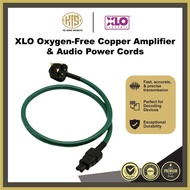 Supreme XLO OFC Audiophile Power Amp Tube Audio Cable 4mm² UK13A & HK Power Cord Eight-Shaped Power 