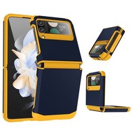 Z Flip 3 Case For Samsung Galaxy Z Flip4 Z Flip3 Hinge Protector Armor Shock Proof Protective Mobile Phone Case Cover