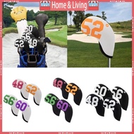 ci 4Pcs set Neoprene Golf Iron Cover Iron Head Protect Covers Golf Wedge Headcovers Golf Iron Club C