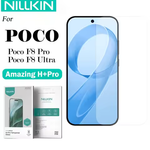 NILLKIN For POCO F8 Ultra F8 Pro H + Pro Series Screen Tempered Glass 9H Anti Explosion Screen Prote