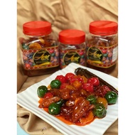 ACAR BUAH MEWAH DAPO NAZA Homemade dari buah Jeruk Bidara/Ceri, Limau Kasturi, Pala, Halia & Kundur.