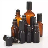Botol roll on kaca coklat amber 5ml/10ml/15ml/20ml/30ml/50ml/100ml