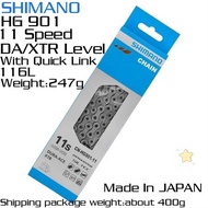Sên 11 SHIMANO HG901 Dura-Ace Kèm Khóa Sên Hàng Hộp Chính Hãng