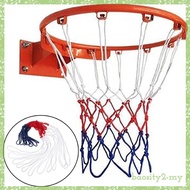 [BaositybbMY] Premium Basketball Net 12 Loops Basketball Hoop Basketball Rim Rainproof for