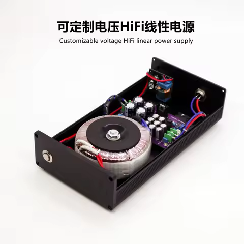 120w Ultra-Low Noise hifi Linear Power Supply Output DC 12V 19V @ 8A High Current HiFi Upgrade Power