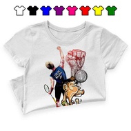 Malaysia Dato Lee Chong Wei Badminton Legend Cartoon Anime Kemeja Budak Cotton T Shirt Kanak Lelaki