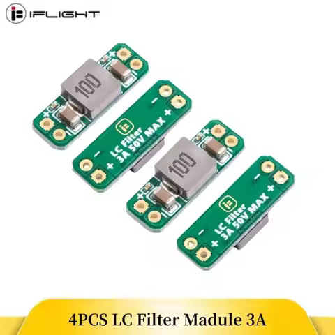 4pcs LC Filter Module 3A 5-30V Built-in Reverse Polarity Protection Reduce the effect of radiated in