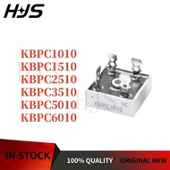 5PCS KBPC1010 KBPC1510 KBPC2510 KBPC3510 KBPC5010 KBPC6010 10A 15A 25A 35A 50A 60A 1000V Flat-legged