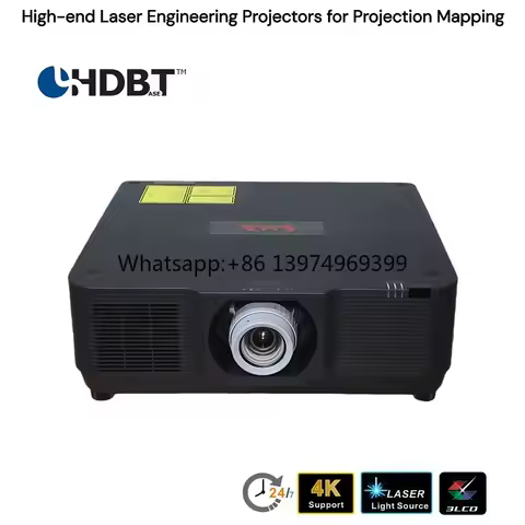 15000 Lumens 3LCD Laser Projector, Professional Broadcast Studio Conference Center Projector 3G-SDI 