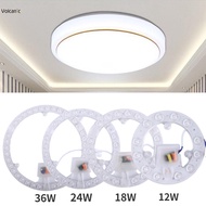 12/18/24/36W LED Panel Round Module Light Source Side Drive Ceiling Lamp Replacement for Home Lighting Accessories