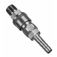 Nitto Hi Cupla 20/30/40 Series Sockets & Plugs Models SF, SH, SM, PH, PF, PM | 1/4"-1/2"  Steel  Bra