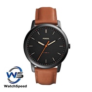 Fossil FS5305 Men The Minimalist Quartz Stainless Steel and Leather Casual Watch