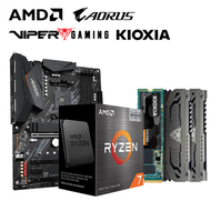 【重磅價】AMD【8核】Ryzen7 5700X3D+技嘉 B550 AORUS ELITE V2+博帝 Patriot Viper Steel DDR4-3200 16G*2+鎧俠 KIOXIA Exceria G2 2TB