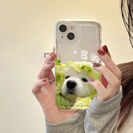 Cute Dog Shiba Inu Case Shockproof  Silicone Airbag Case Compatible for Samsung S21 S22 S23 Ultra A14 A13 A12 A04S A03S A52 A51 A71 A34 A50 A50S A02s A22 A32 A23 A54 A11 Phone Case Air Cushion TPU Protective Cover Couple Case