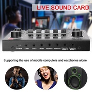 [jnfm] Multifunctional Live V9 Sound Card and BM800 Suspension Microphone Kit Broadcasting Recording