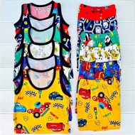 3PAIRS Colored Soft Sando-Terno-Shorts for BOY 0-7years Character Terno Sando Short for BOY (Damit P