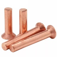 Copper countersunk head rivets GB869 percussion type flat head flat cone head solid rivets Copper d 