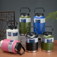 BOTTLE HEAT BOTTLE (WITH STRAW) LARGE CAPACITY 2500/2000/1500ML WIDE MOUTH Stainless Steel KEEPS HEA