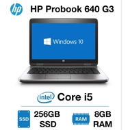 HP PROBOOK 640 G3 Laptop  ( I5 6300U, 8GB RAM, 256/512SSD New)Battery New