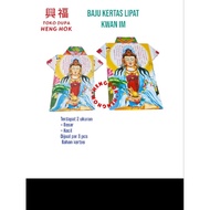KWAN IM FOLDING PAPER CLOTHES PER 3 PCS FOR ROOTED PRAYERS DEWI KWAN IM
