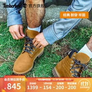 Timberland添柏岚踢不烂男鞋大黄靴马丁靴户外休闲皮革高帮|A1TUU A1TUUW/小麦色 41.5