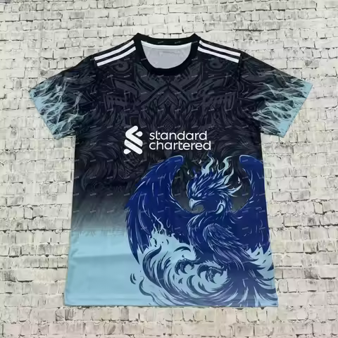 2025 Football Kit Warm-Up Training Kit Man T-Shirt Men's Clothing Liverpool Special Edition Sport Cu