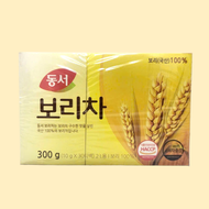 DONGSUH + Hộp 300gr / 30 gói + TRÀ LÚA MẠCH TÚI LỌC HÀN QUỐC Roasted Barley Tea Bags