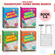 Magnificent Jumbo Word Search Book 1 -4 Word Search Book for Adults Puzzle Book for Adults