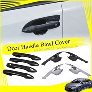 For 2019 - 2022 Toyota Corolla Altis Door Handle Bowl Cover Corolla E210 Car Door Protector ABS Carb