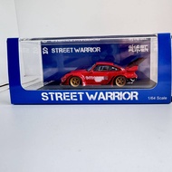 SW 1 64 Porsche RWB 993 Red Livery Alloy Car Model Collection