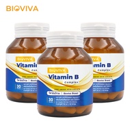 [แพ็ค 3 ขวด] วิตามินบีรวม ซิงค์ ไบโอวีวา Vitamin B Complex Zinc Bioviva วิตามินบีรวมซิงค์ วิตามินบี 