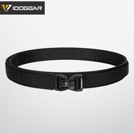 IDOGEAR Tactical 1.5" Belt Quick Release Metal Buckle Adjustable Elastic MOLLE Nylon Hard Tactical B