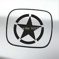 11CM Reflective car sticker for fuel tank cover gas fuel tank cap cover sticker car styling modified