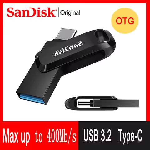 Original SanDisk SDDDC3 USB 32G 64G 128G 256G 512G 1T Pendrive High Max up to 400Mb/s 3.2 Yype C OTG