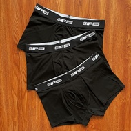 กางเกงบ็อกเซอร์ชาย SP5DER 3 ชิ้น ทรงหลวมสบาย ๆ ผ้าฝ้ายระบายอากาศได้ดี กางเกงชั้นในชายทรงสามเหลี่ยม