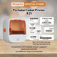 AiYin B21 Mini Portable Label Printer Bluetooth  2Inch Label Printer